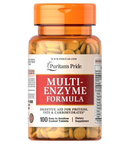 Puritan's Pride Multi-Enzyme Formula 100 табл