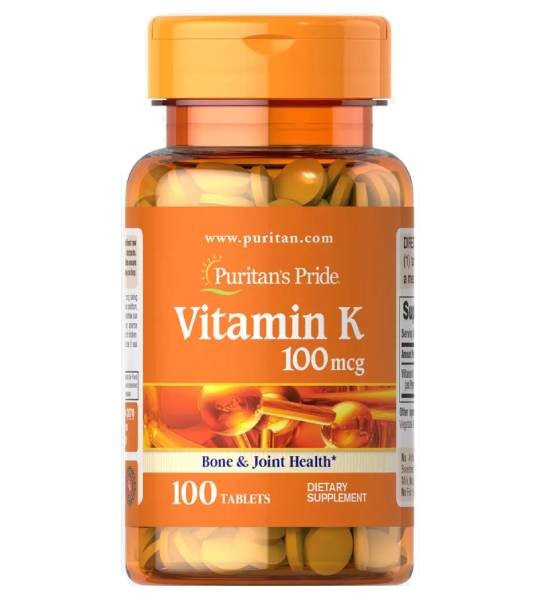 Puritan's Pride Vitamin K 100 мкг (100 табл)