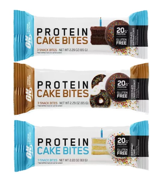 Optimum Nutrition Protein Cake Bites Snack 63  грам