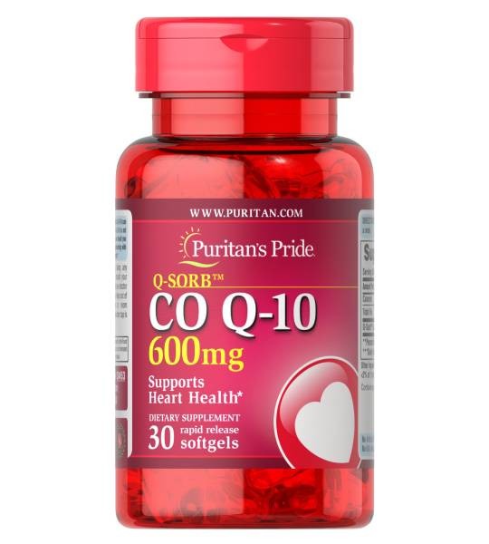 Puritan's Pride Q-SORB™ Co Q-10 600 мг (30 капс)