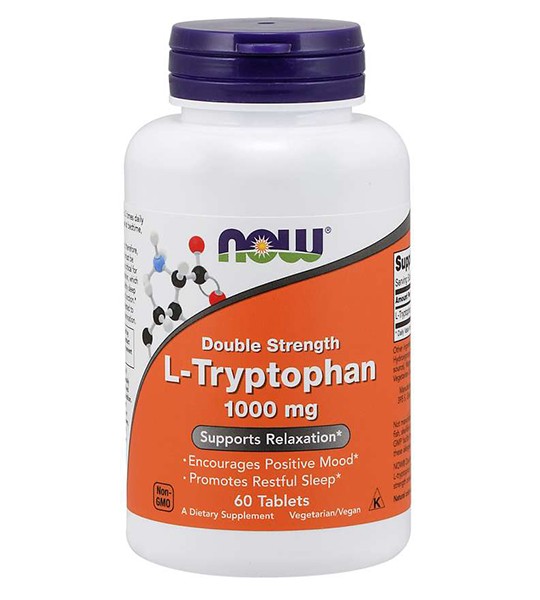 NOW L-Tryptophan 1000 mg Tablets (60 табл)