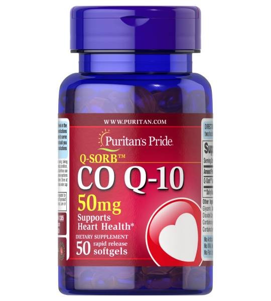 Puritan's Pride Q-SORB Co Q-10 50 мг (50 капс)