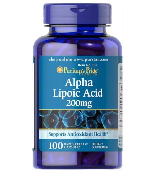Puritan's Pride Alpha Lipoic Acid 200 мг (100 капс)