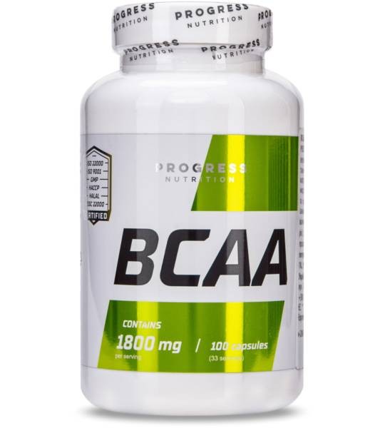 Progress Nutrition BCAA 1800 мг 100 капс