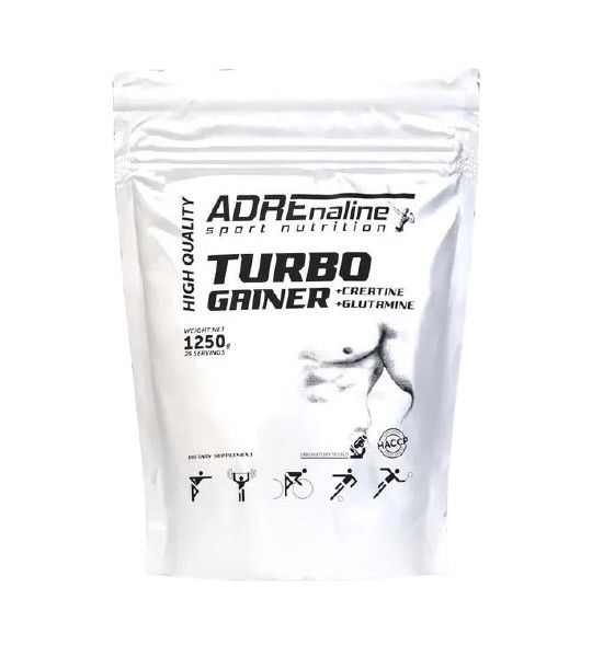 Adrenaline Turbo Gainer+Creatine+Glutamine 1250 грамм