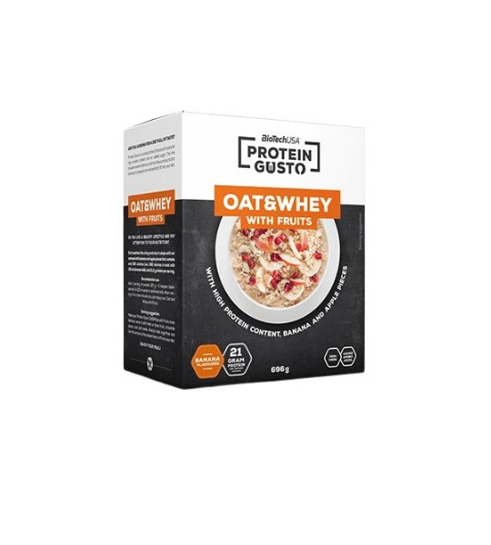 BioTech (USA) Protein Gusto Oat&Whey with Fruits 696 грам