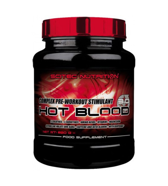 Scitec Nutrition Hot Blood 3.0 (820 грам)