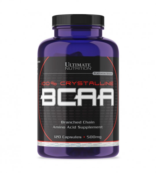 Ultimate Nutrition 100% Crystalline BCAA 500 mg (120 капс)
