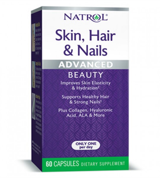 Natrol Skin, Hair & Nails Advanced Beauty 60 капс