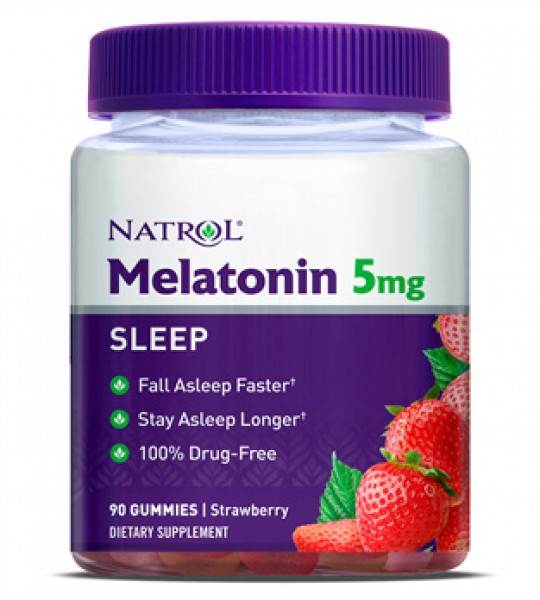 Natrol Melatonin Sleep 5 мг Vegetarian (90 жувальних цукерок)