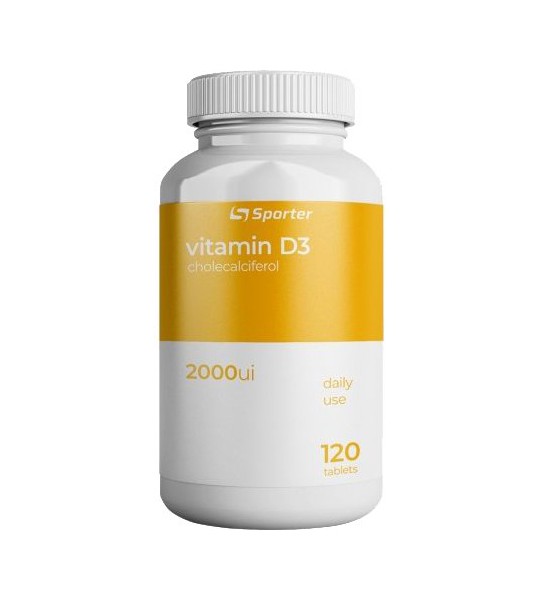 Sporter Vitamin D 50 мкг (120 табл)