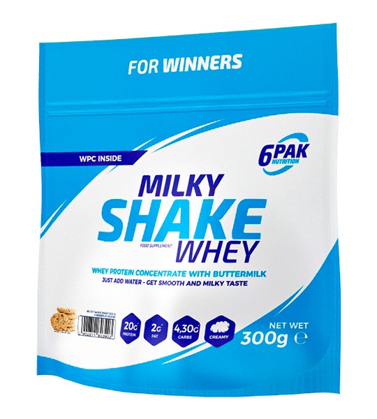 6PAK Nutrition Milky Shake Whey 300 грам