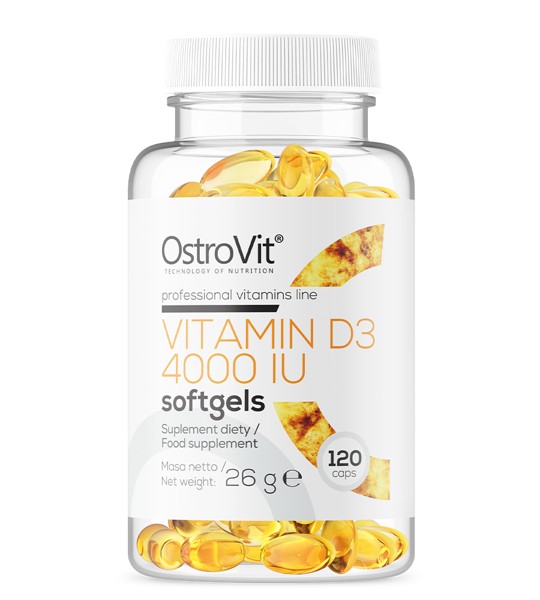 OstroVit Vitamin D3 4000 IU 120 капс