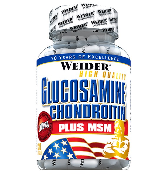 Weider Glucosamine Chondroitin plus MSM 120 капс