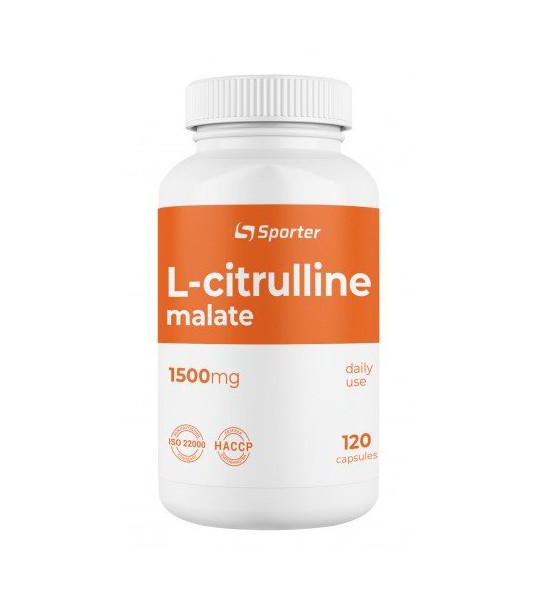 Sporter L-Citrulline malate 1500 мг (120 капс)