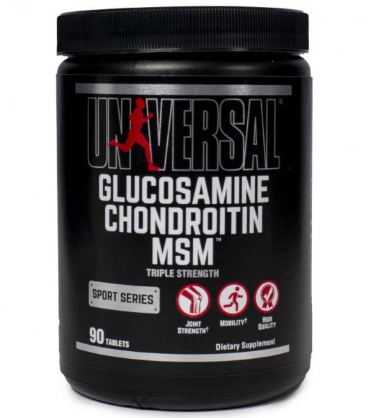 Universal Nutrition Glucosamine Chondroitin MSM Sport 90 табл