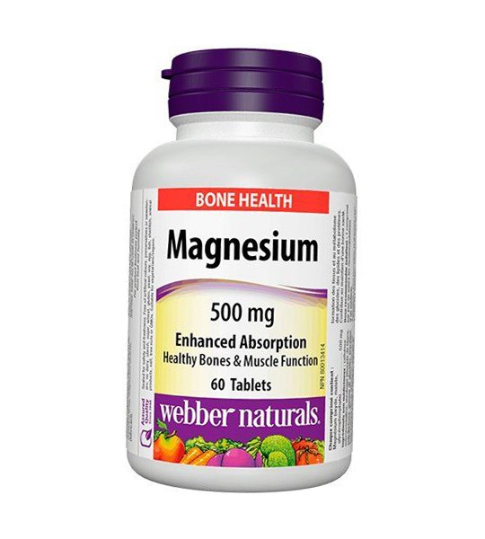 Webber Naturals Magnesium  500 мг 60 табл