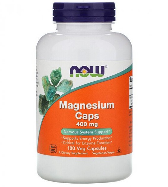 NOW Magnesium Caps 400 мг 180 капс