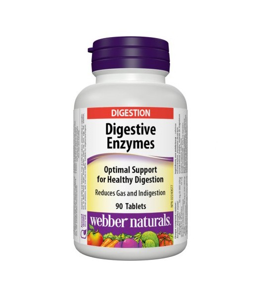 Webber Naturals Digestive Enzymes 90 табл