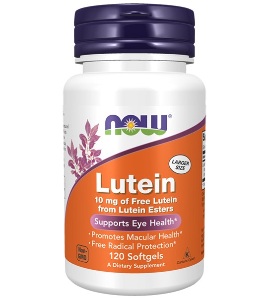 NOW Lutein 10 мг 120 капс