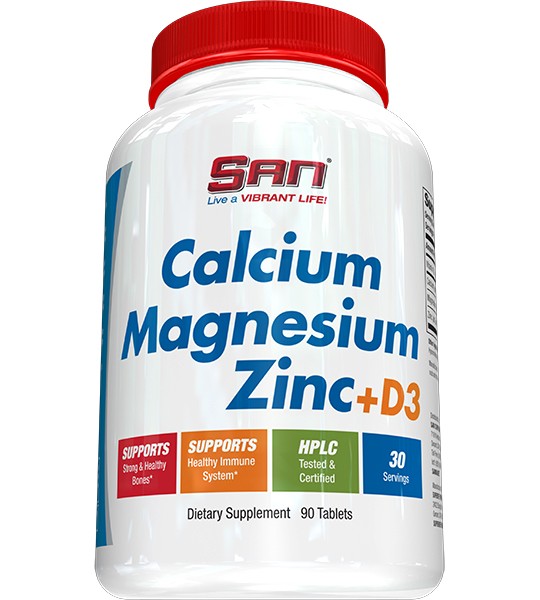 SAN Calcium Magnesium Zinc+D3 90 табл