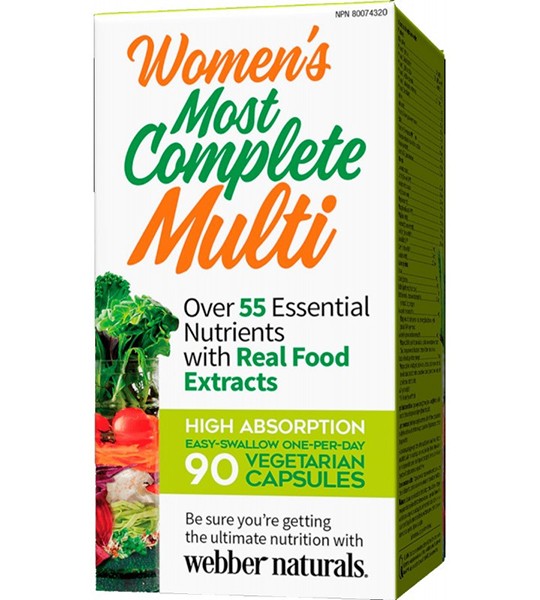 Webber Naturals Womens Most Complete Multi 90 капс
