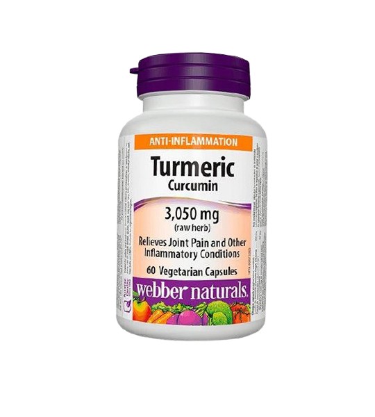 Webber Naturals Turmeric Curcumine 3,050 мг 60 капс