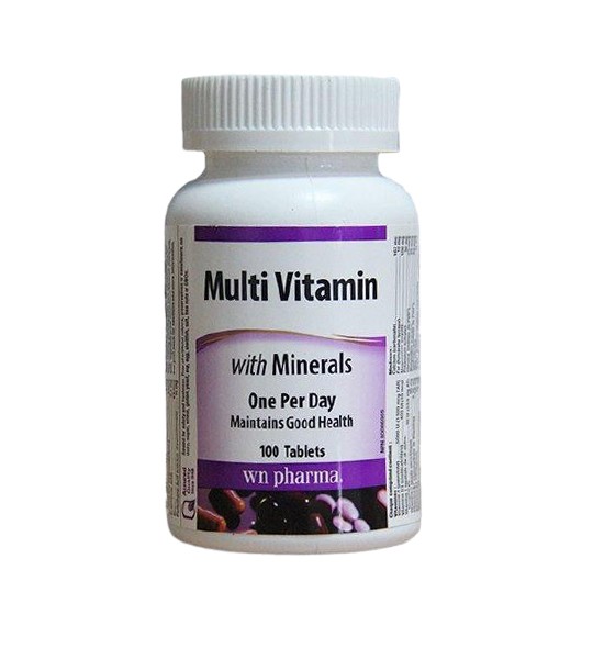Webber Naturals Multi Vitamin with Minerals One Per Day 100 табл