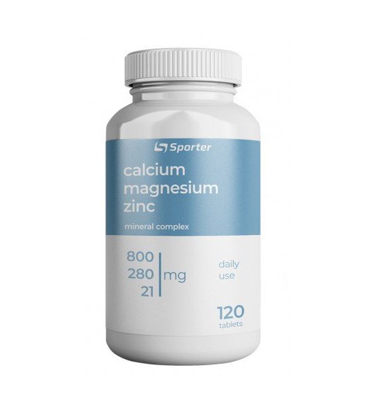 Sporter Calcium Magnesium Zinc Max 120 табл