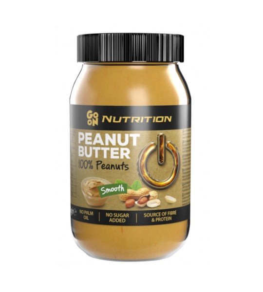 Go On Peanut Butter 100% Smooth 900 грамм (Стекло)