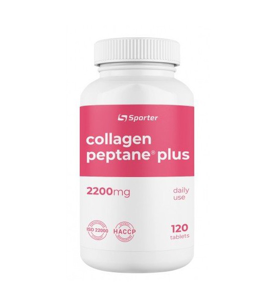 Sporter Collagen Peptane Plus 2200 мг (120 табл)