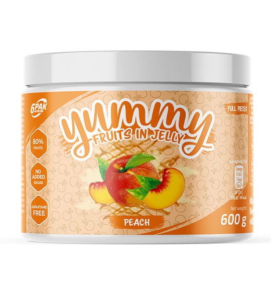 6PAK Nutrition Yummy Fruits in Jelly 600 грам