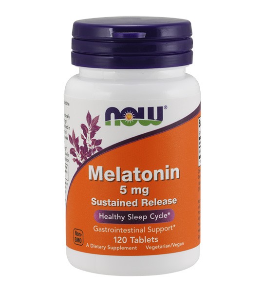 NOW Melatonin 5 мг 120 табл