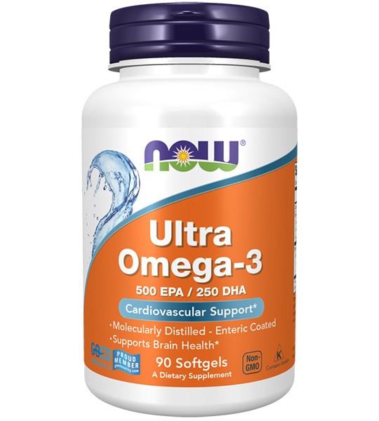 NOW Omega-3 90 капс