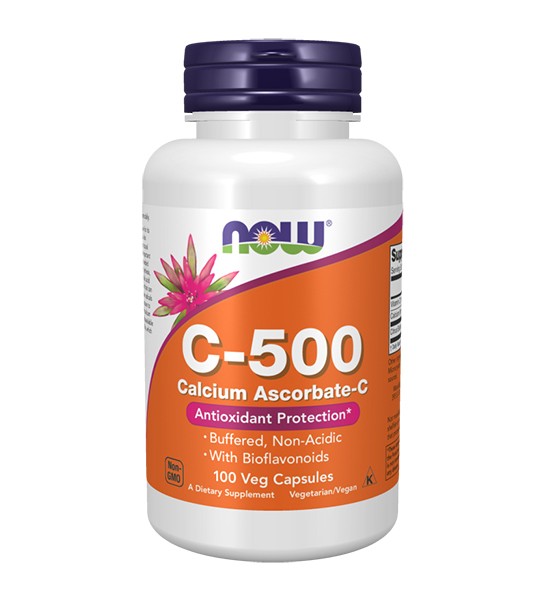 NOW Vitamin C-500 Calcium Ascorbate 100 капс