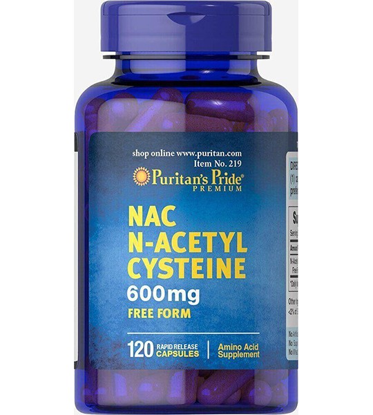Puritan's Pride NAC N-Acetyl Cysteine 600 мг 120 капс