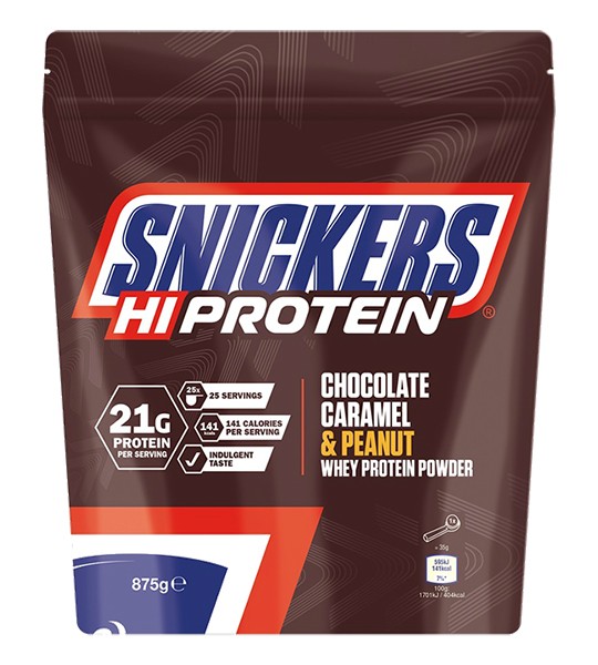 Mars Snickers Hi Protein Whey Protein Powder 875 грамм
