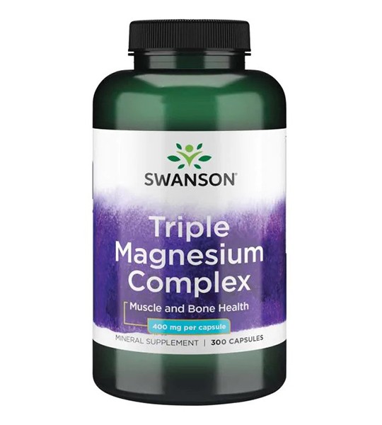 Swanson Triple Magnesium Complex 400 мкг 300 капс