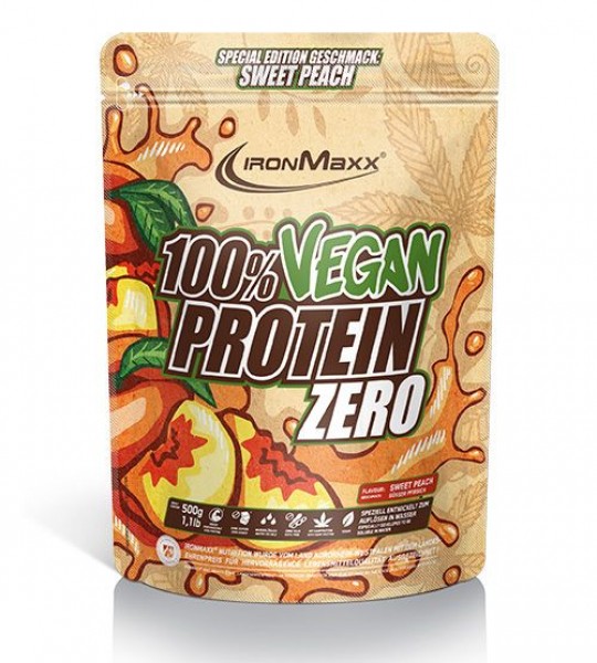 IronMaxx 100 % Vegan Protein Zero 500 грам
