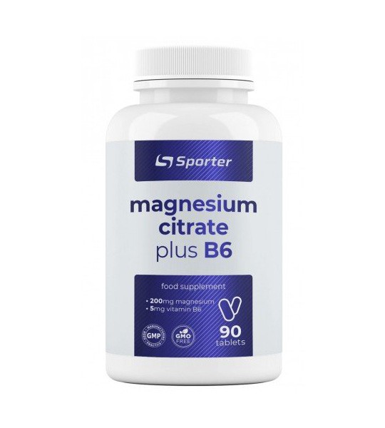 Sporter	Magnesium Plus B6 90 табл