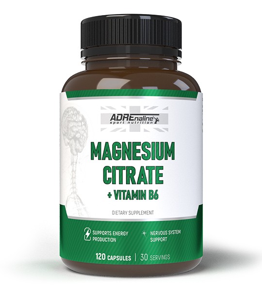 Adrenaline Magnesium Citrate +Vitamin B6 120 капс