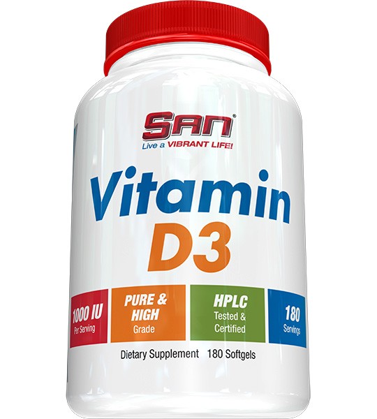 SAN Vitamin D3 1000 IU (180 капс)