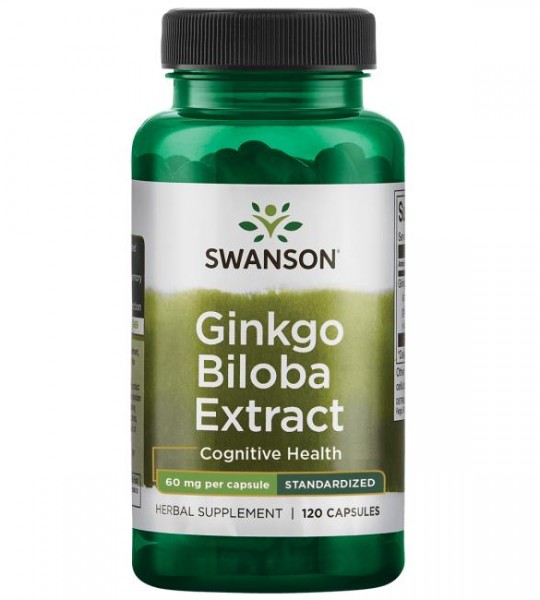 Swanson Ginkgo Biloba Extract 60 мг 120 капс