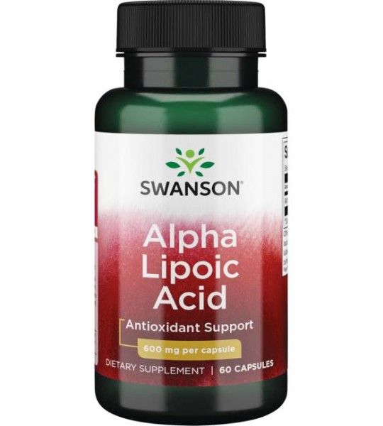 Swanson Alpha Lipoic Acid 600 мг 60 капс