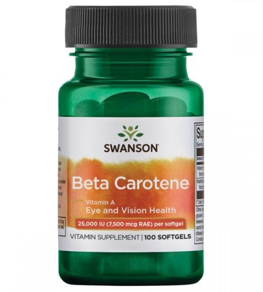 Swanson Beta-Carotene 7500 мкг 100 капс
