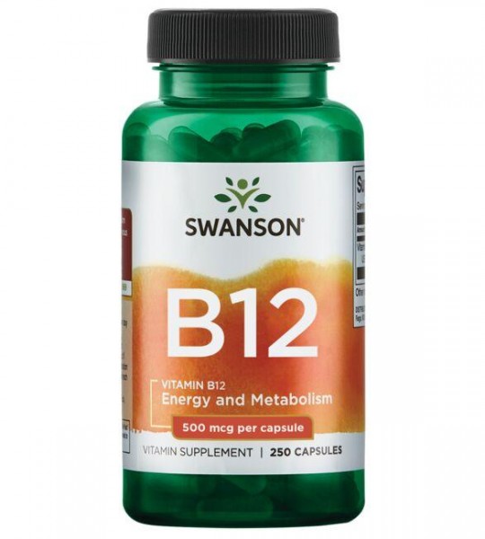Swanson Vitamin B-12 500 мкг 250 капс