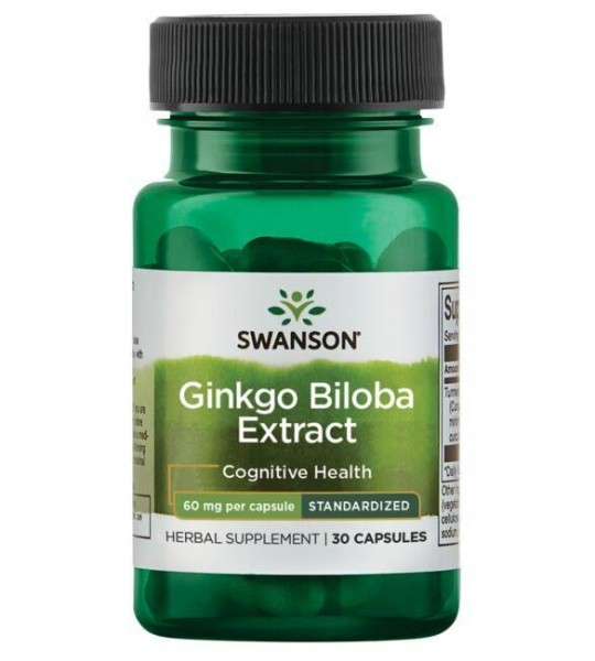 Swanson Ginkgo Biloba Extract 60 мг 30 капс