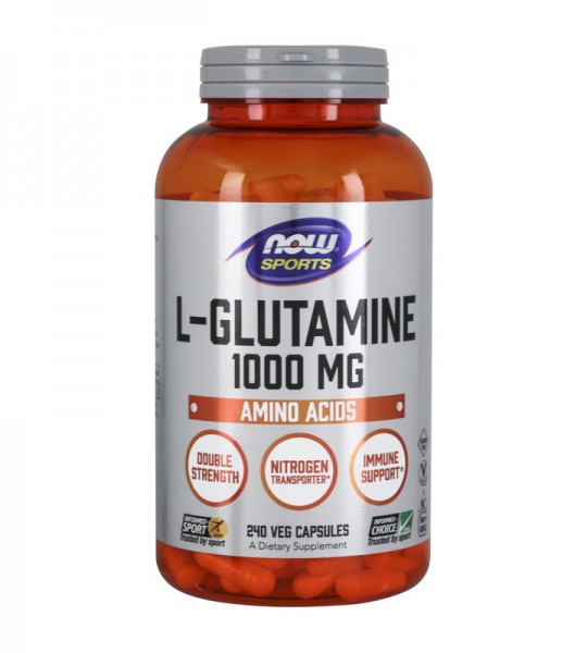 NOW L-Glutamine 1000 мг 240 капс