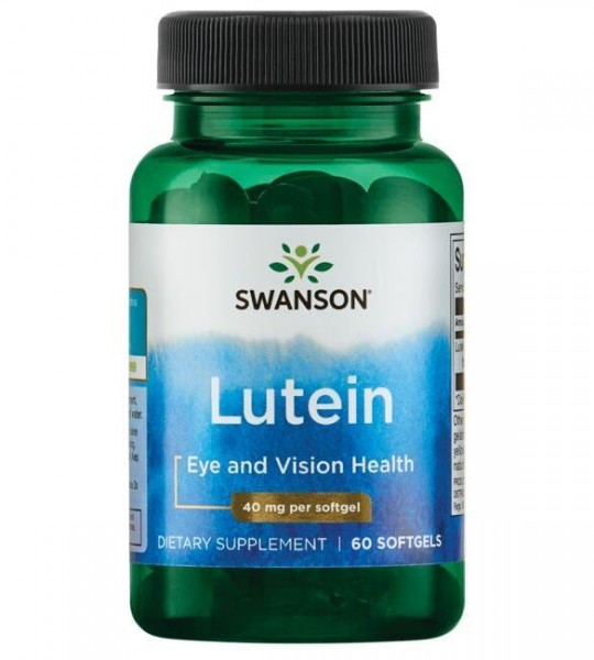 Swanson Lutein 40 мг 60 капс