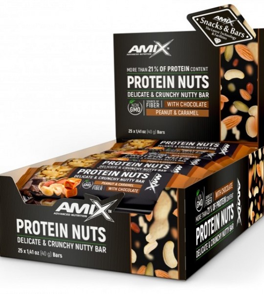 Amix Protein Nuts Crunchy Nutty Bar 40 грамм